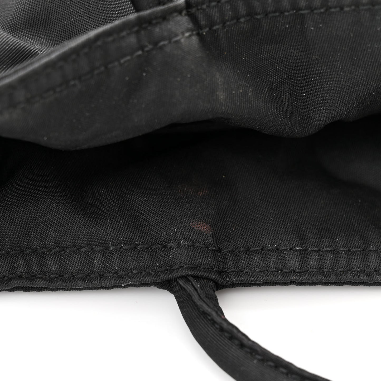 Tessuto Nylon Caflskin Shopping Tote Black