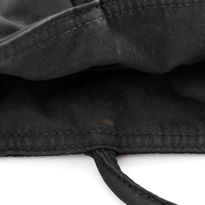 Prada Tessuto Nylon Caflskin Shopping Tote Black 12 of 12