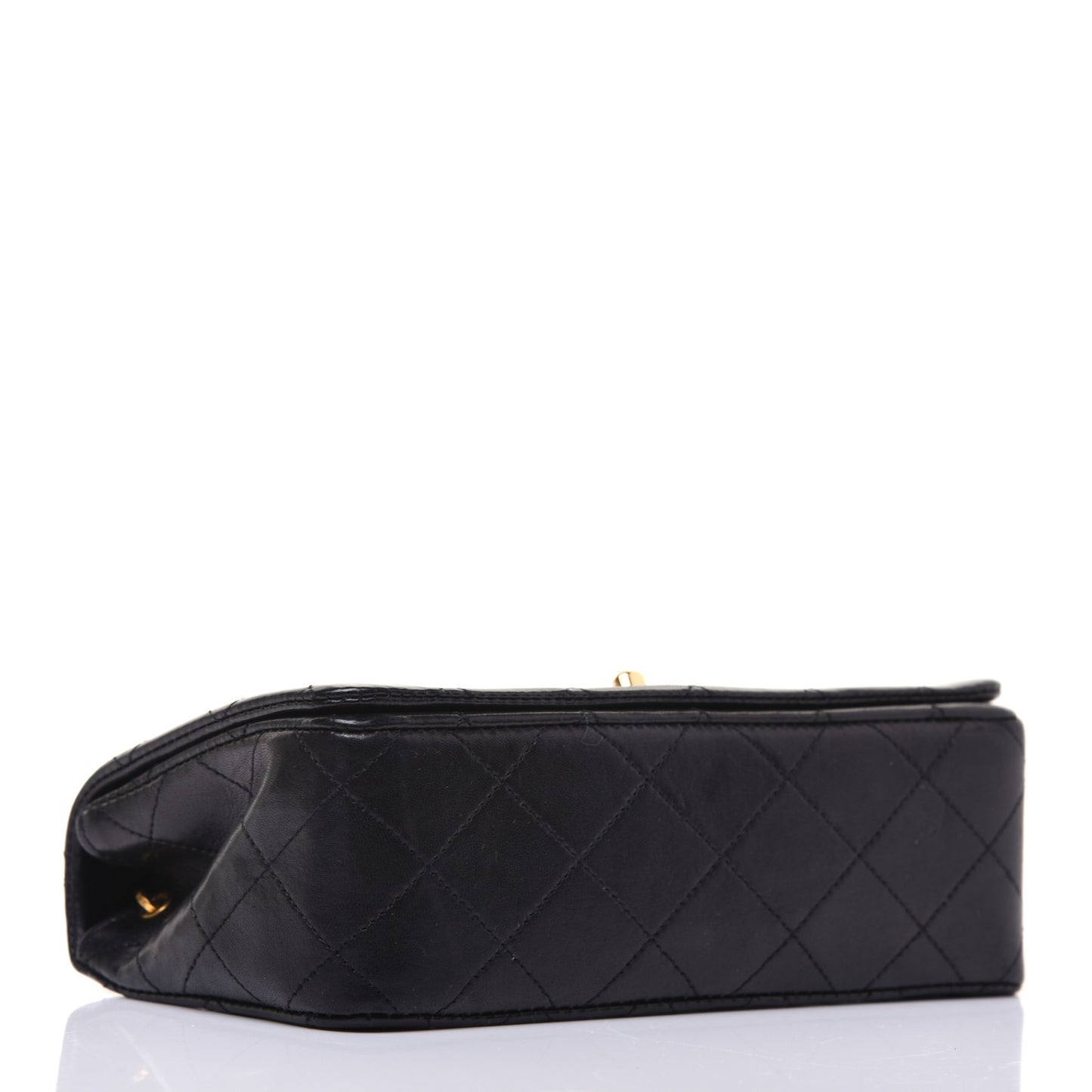 Lambskin Quilted Mini Flap Black