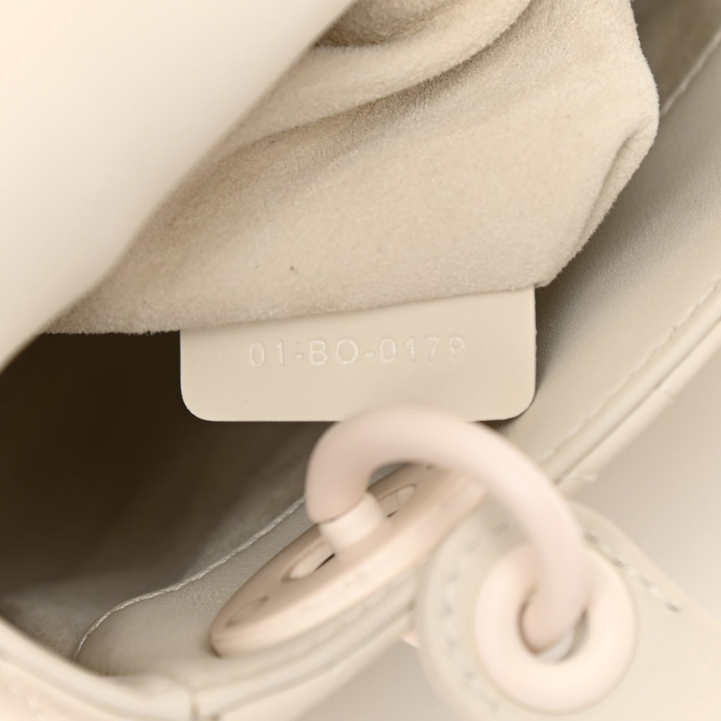 Ultra Matte Calfskin Cannage Mini Lady Dior White