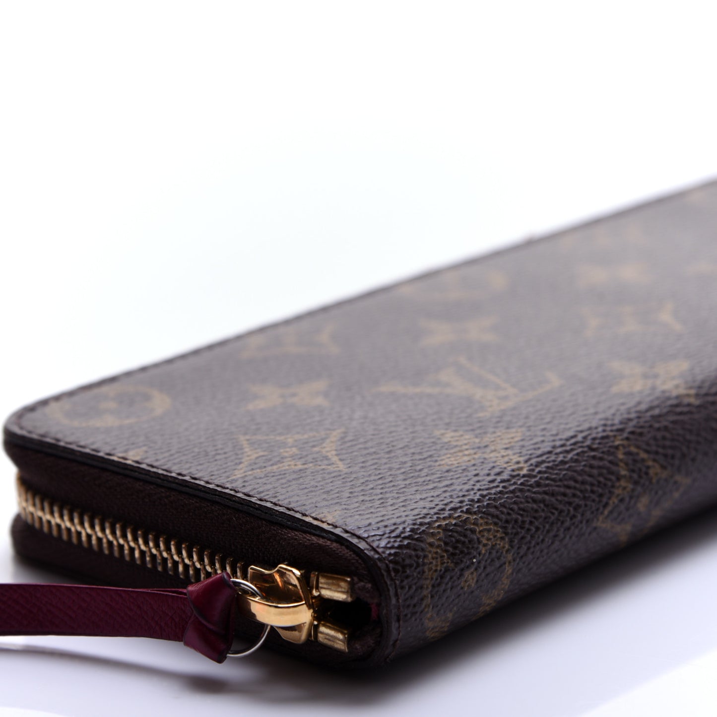 Monogram Clemence Wallet Fuchsia