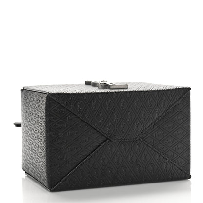 Saint Laurent Calfskin Monogram Take Away Box Black 4 of 9
