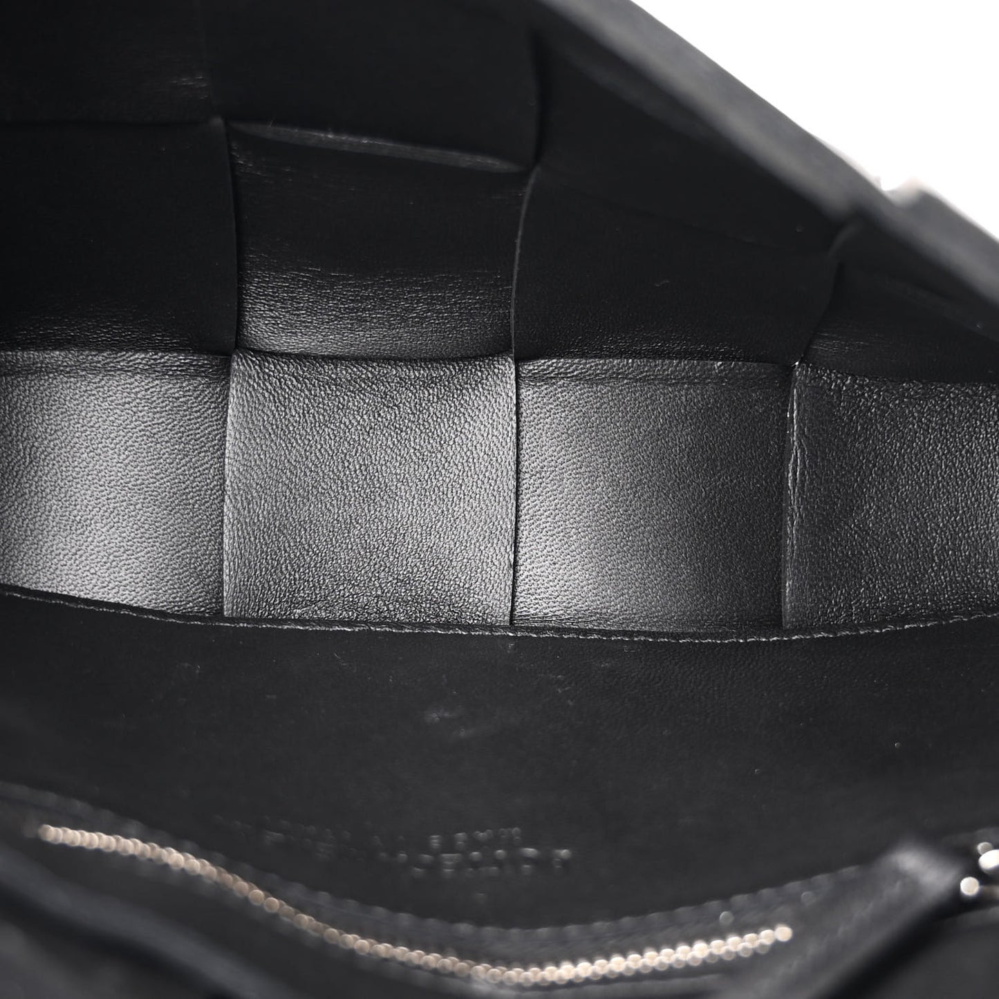 Lambskin Maxi Intrecciato Cassette Crossbody Bag Black