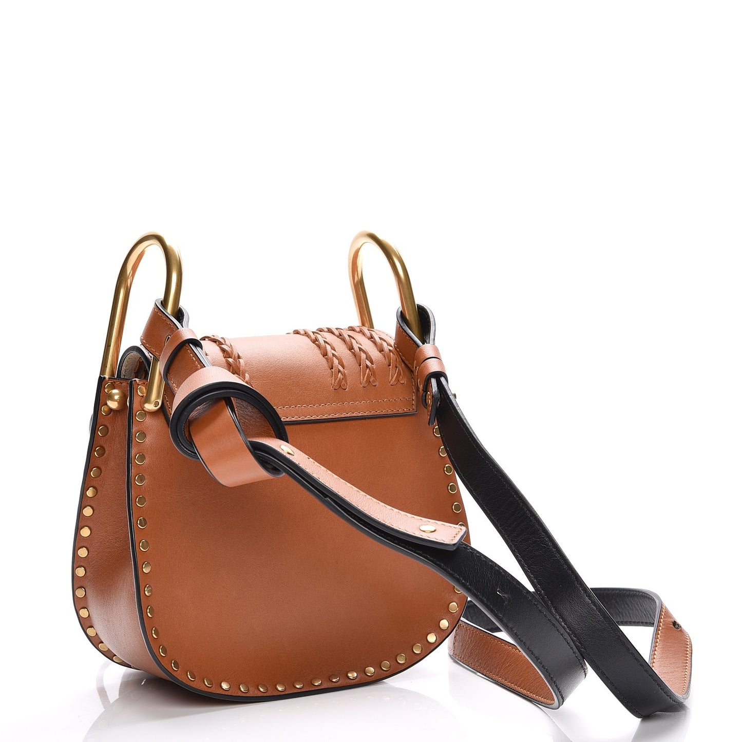 Calfskin Mini Hudson Shoulder Bag Caramel