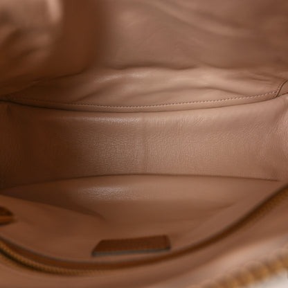 Chloe Snakeskin Calfskin Medium Marcie Satchel Brown 5 of 9