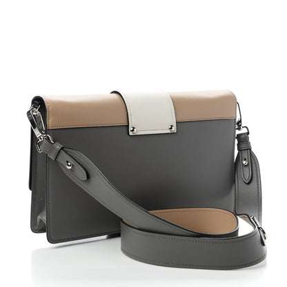 Prada City Calf Plex Ribbon Bag Cammeo Bianco Marmo 3 of 10