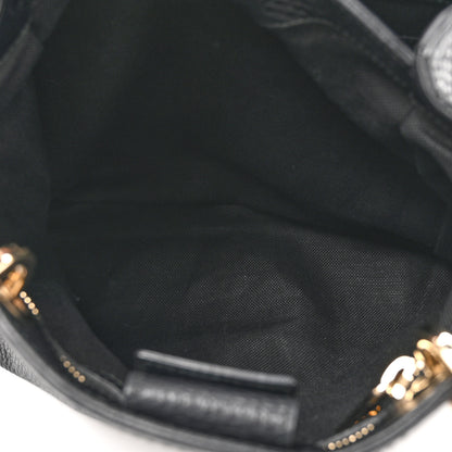 Gucci Cellarius Calfskin Mini Bamboo Shopper Tote Black 7 of 15