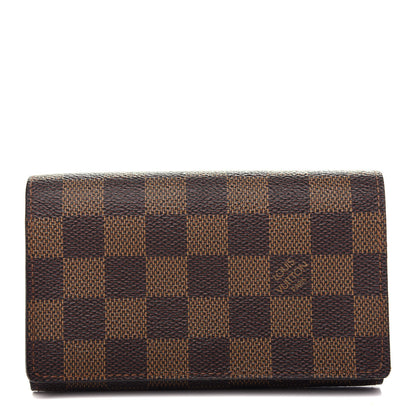 Louis Vuitton Damier Ebene Porte-Monnaie Billets Tresor Wallet 1 of 7