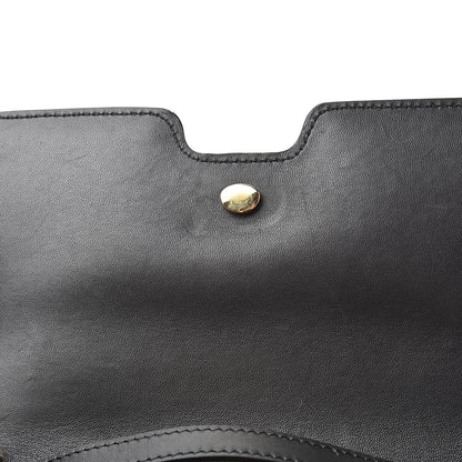 Burberry Calfskin Monogram Embossed Small TB Bag Black 7 of 10