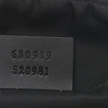 Gucci Canvas Web Slim Belt Bag Black 7 of 10