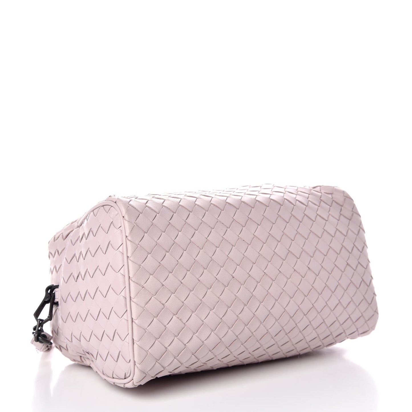 Nappa Intrecciato Mini Boston Antique Rose