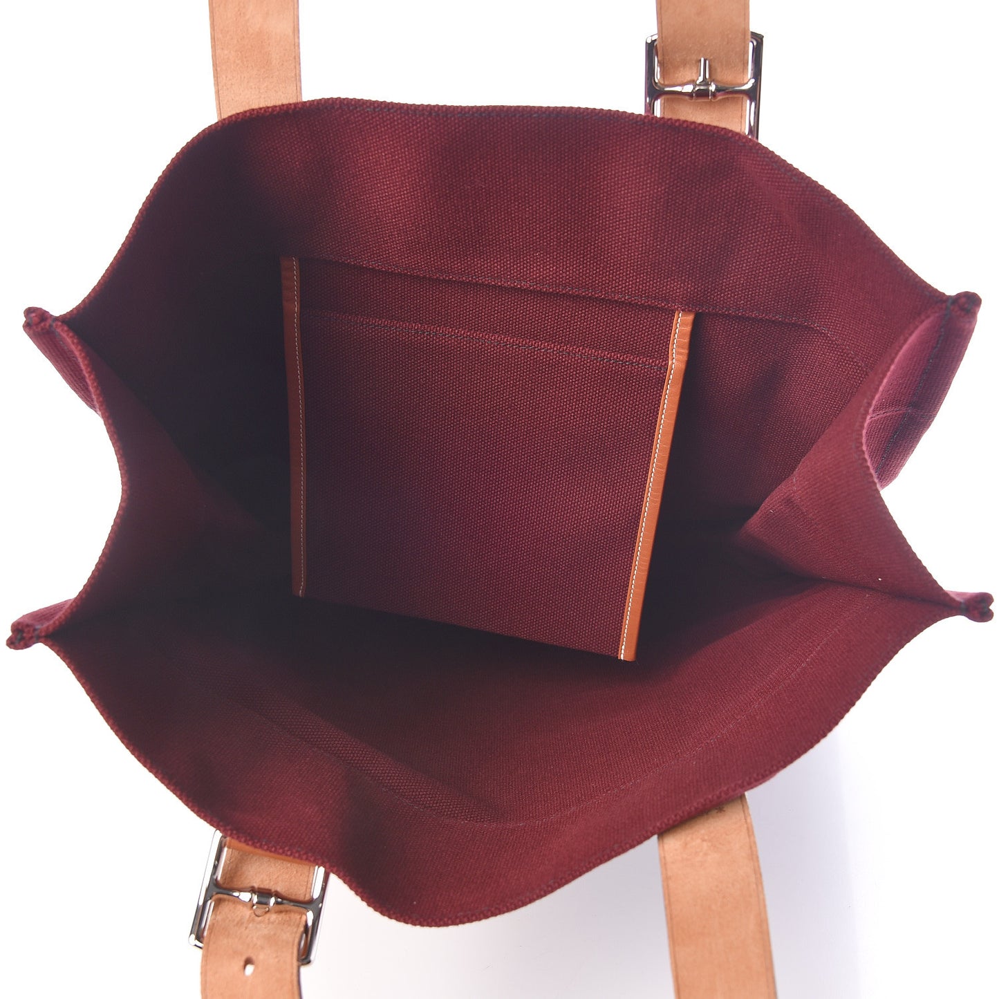 Canvas Calfskin Etriviere Coup De Fouet Shopping Tote