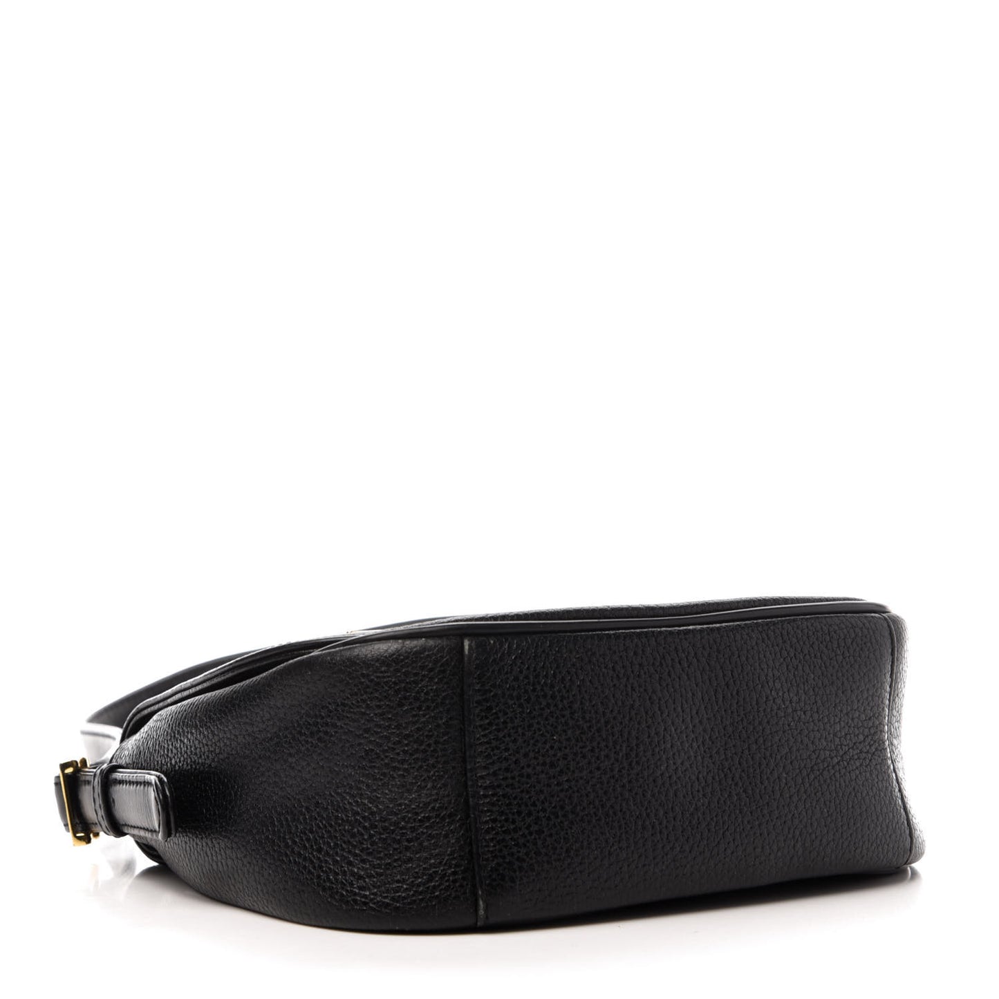 Saffiano Studded Crossbody Black