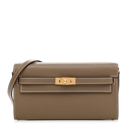 Hermes Epsom Kelly Wallet To Go Etoupe 1 of 10