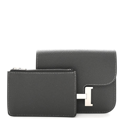 Hermes Epsom Constance Slim Wallet Ardoise 2 of 9