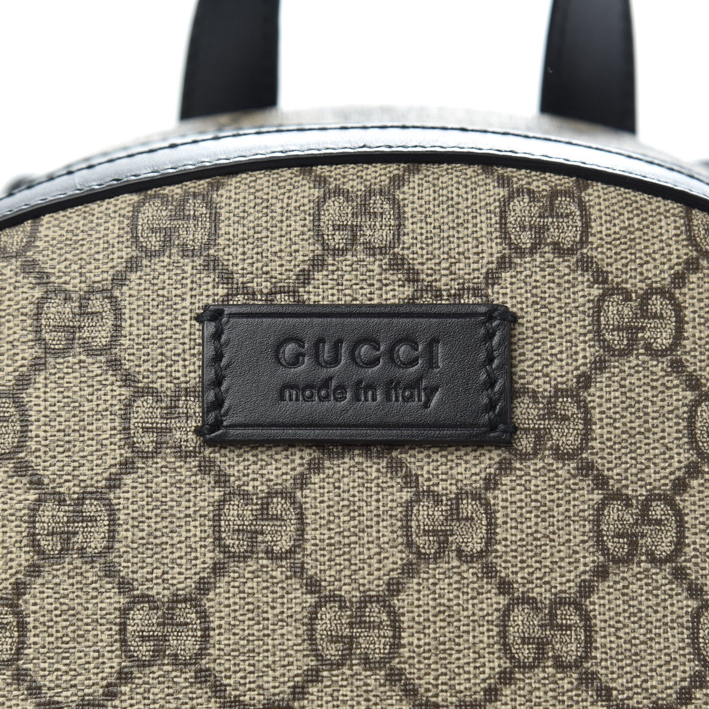 GG Supreme Monogram Small Eden Day Backpack Black
