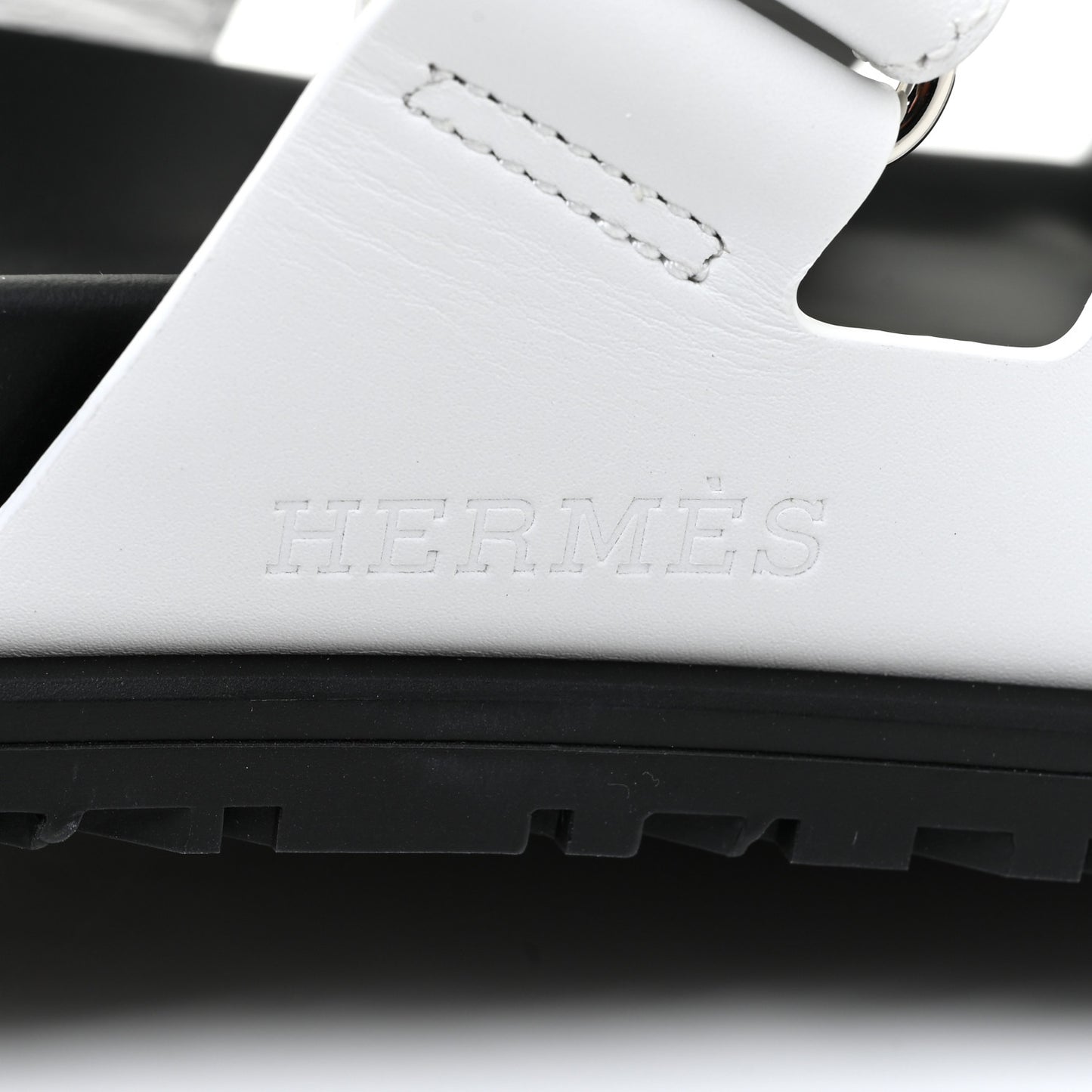 Calfskin Womens Chypre Sandals 37.5 White