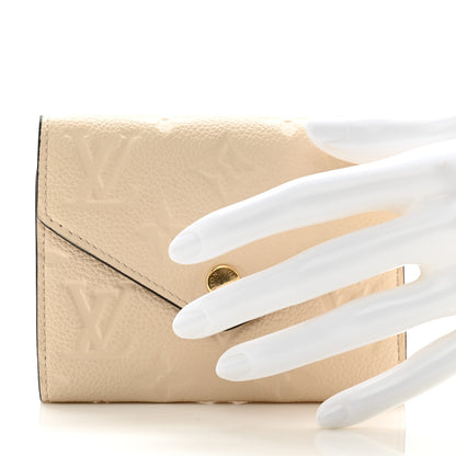 Louis Vuitton Empreinte Victorine Wallet Cream 2 of 11