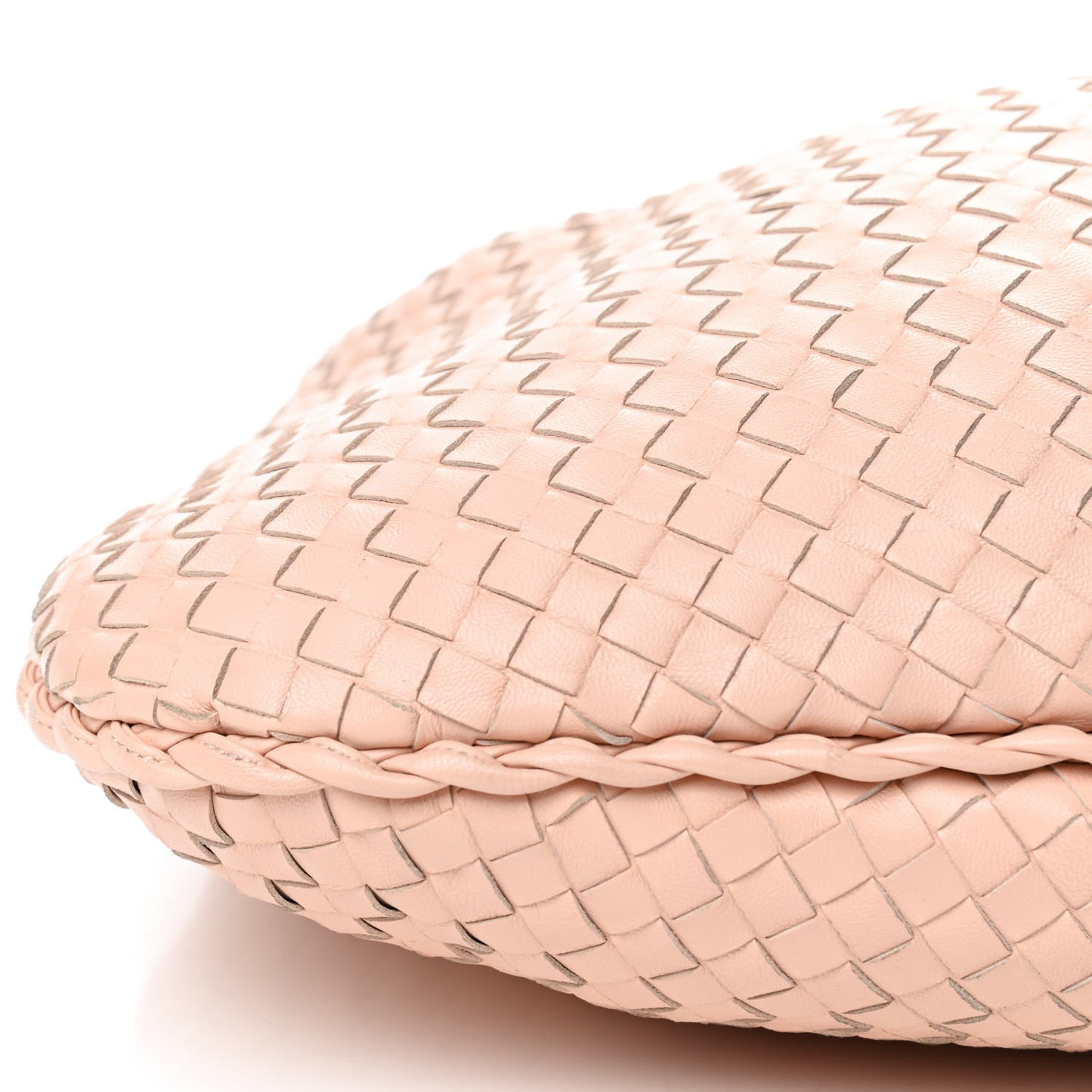 Nappa Intrecciato Large Veneta Hobo Flamingo