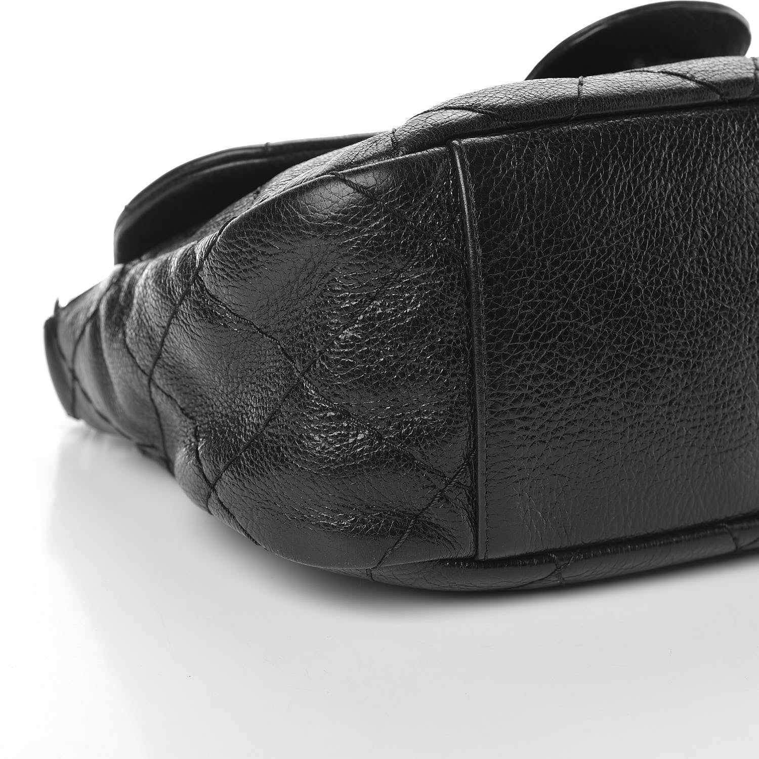Chanel Glazed Calfskin Stitched On The Road Flap Black 12 of 14