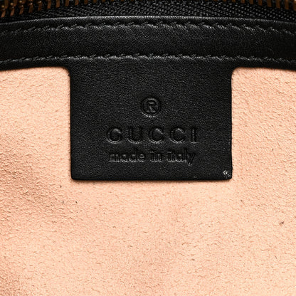 Gucci Calfskin Matelasse Small GG Marmont Shoulder Bag Black 6 of 10