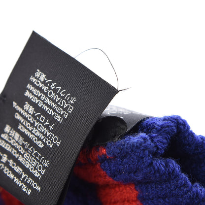 Gucci Wool Web Headband L Blue Red 5 of 6