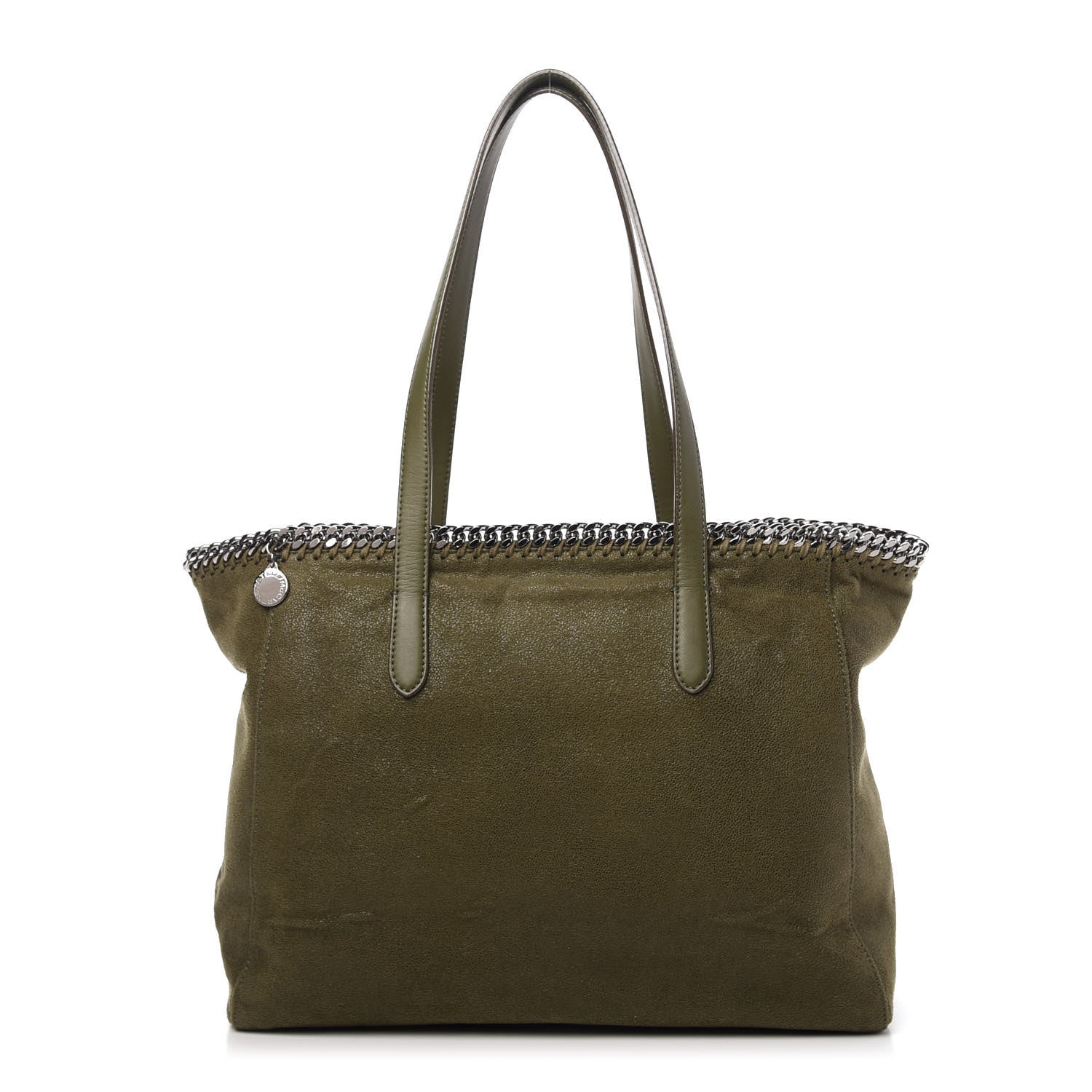 Stella McCartney Shaggy Deer Falabella East West Shopper Tote Olive 1 of 10