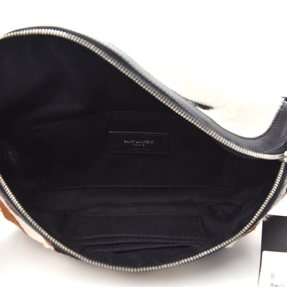 Saint Laurent Calfskin Calf Hair Pony Belt Bag Multicolor 5 of 10