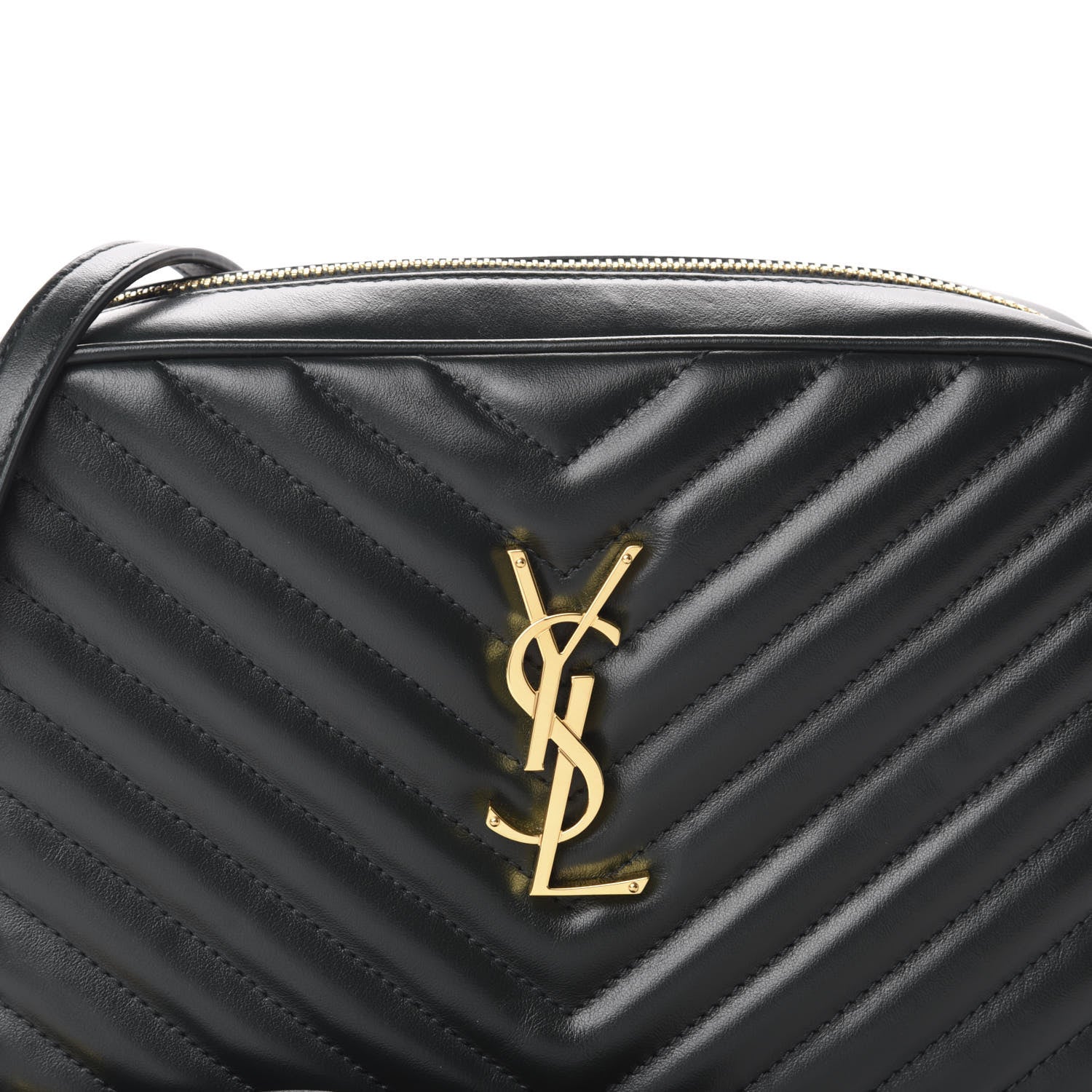 Saint Laurent Calfskin Matelasse Monogram Lou Camera Bag Green 10 of 10