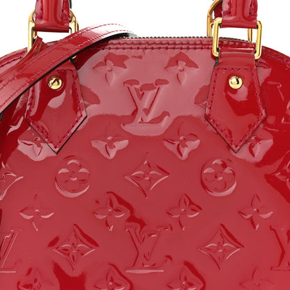 Louis Vuitton Vernis Alma BB Pomme D'Amour 7 of 16