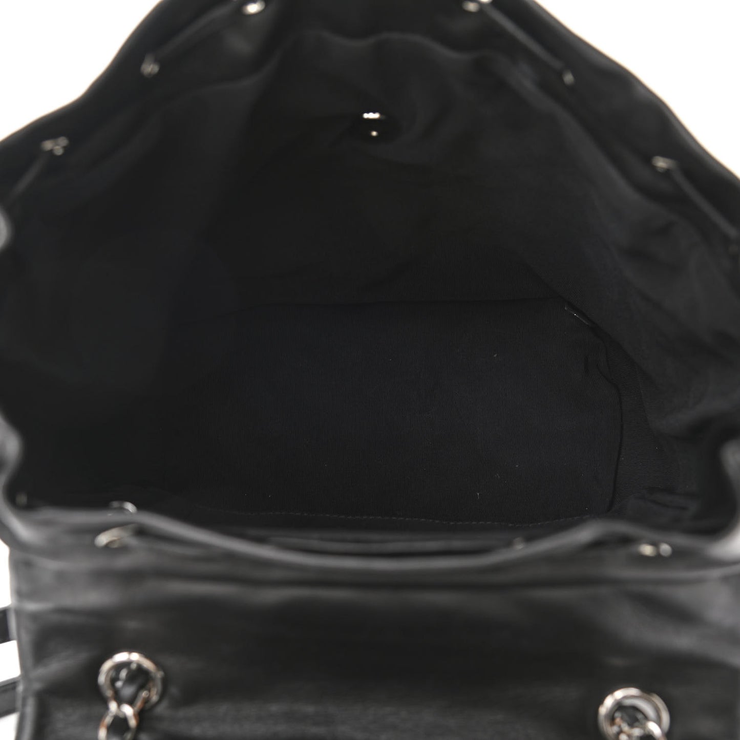 Lambskin Quilted Large Urban Spirit Backpack Black
