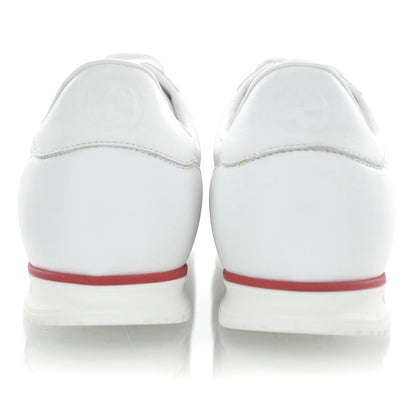 Gucci Mens Guccissima Web Sneakers 7.5 White 3 of 7