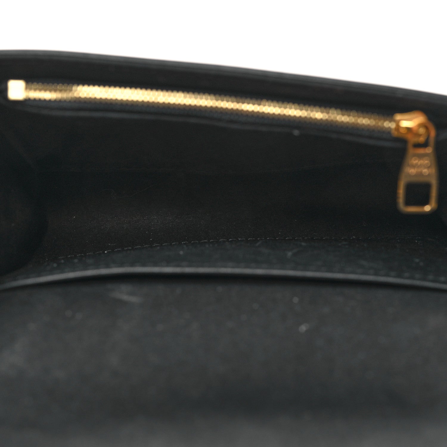 Louis Vuitton Patent Louise PM Chain Clutch Black 5 of 13