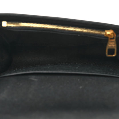 Louis Vuitton Patent Louise PM Chain Clutch Black 5 of 13