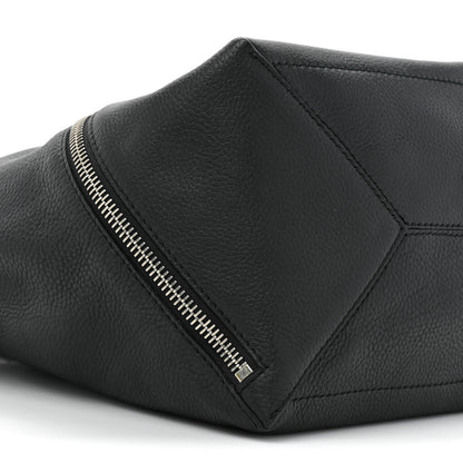 Proenza Schouler Pebbled Calfskin Medium Zip Hobo Black 8 of 8