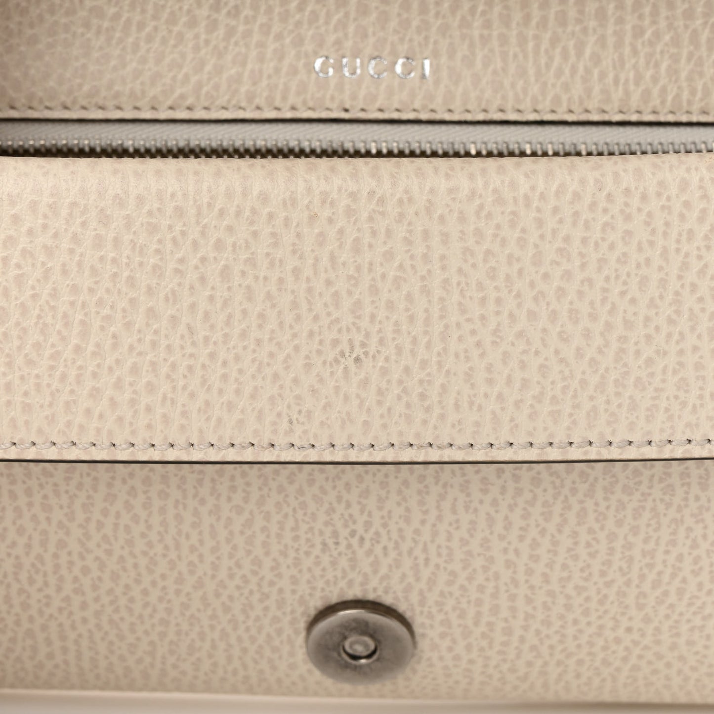 Dollar Calfskin Web Small Dionysus Crossbody Bag Mystic White