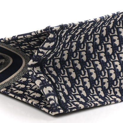 Christian Dior Oblique Large Book Tote Blue Multicolor 9 of 10