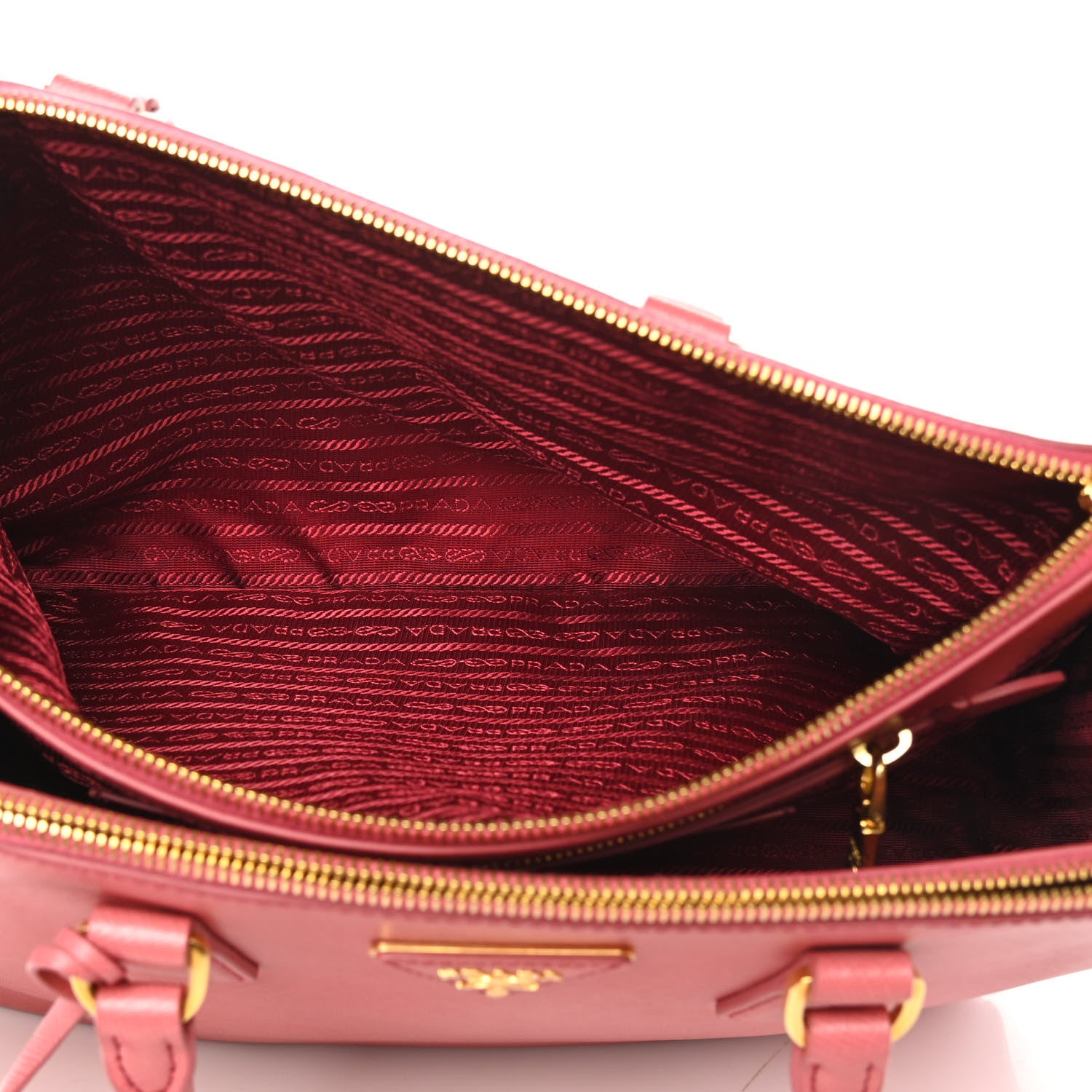 Prada Saffiano Medium Galleria Double Zip Tote Geranio 5 of 17