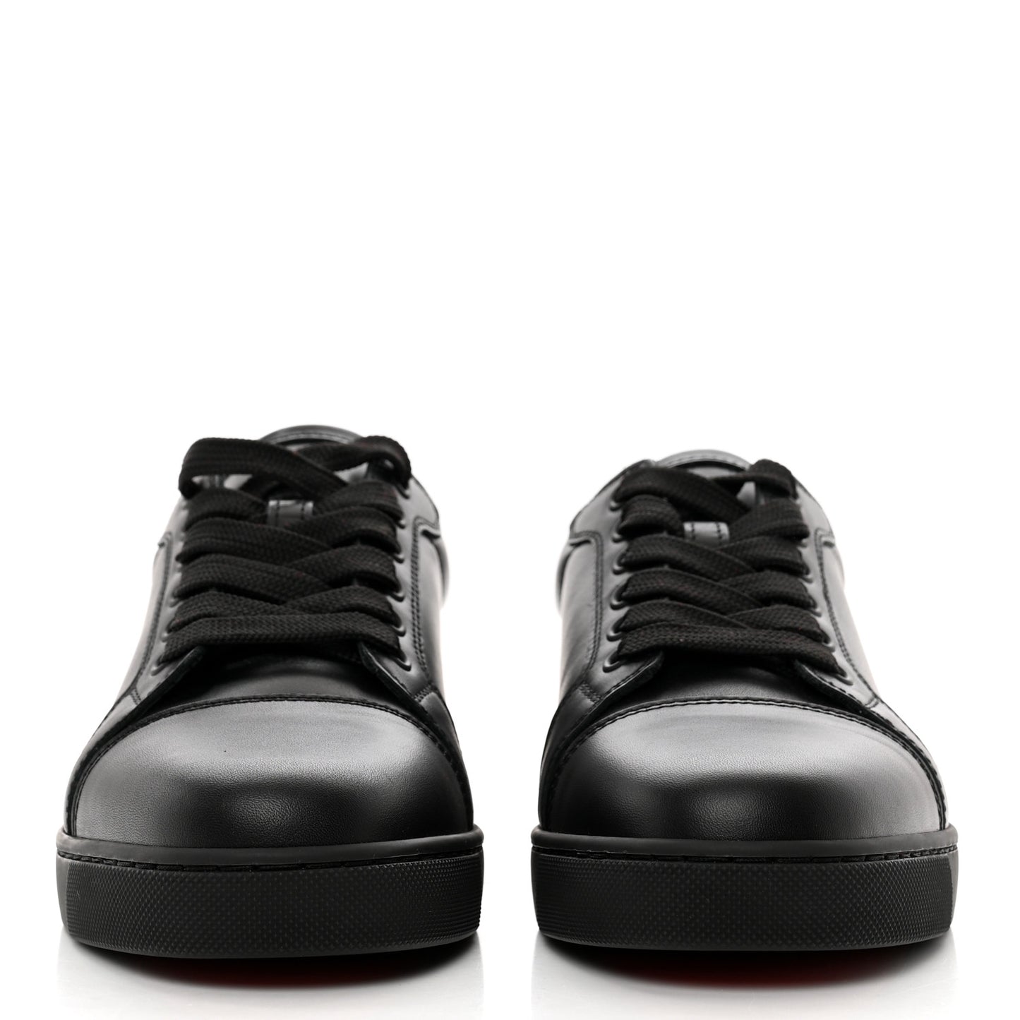 Calfskin Vieira Walk Flat Sneakers 38 Black