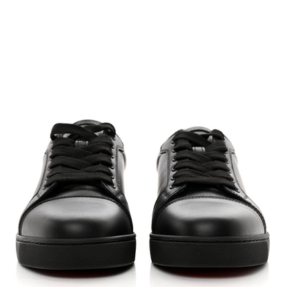 Christian Louboutin Calfskin Vieira Walk Flat Sneakers 38 Black 2 of 9