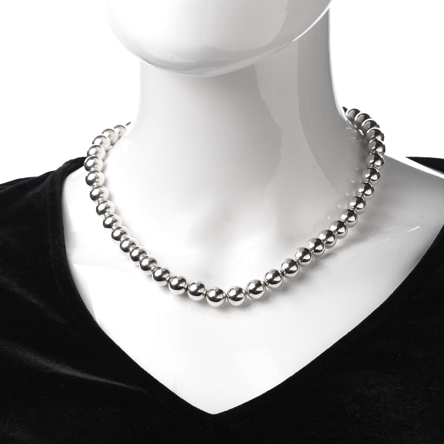 Sterling Silver 10mm HardWear Ball Necklace