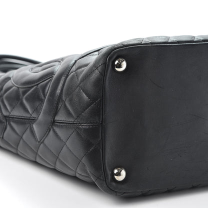Chanel Calfskin Quilted Large Cambon Tote Black 5 of 10