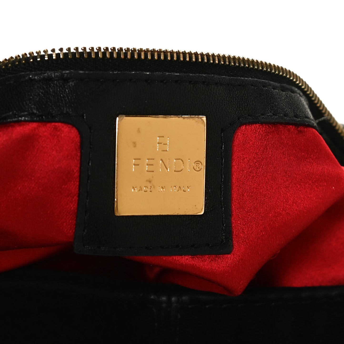 Suede Calfskin Mama Baguette Black