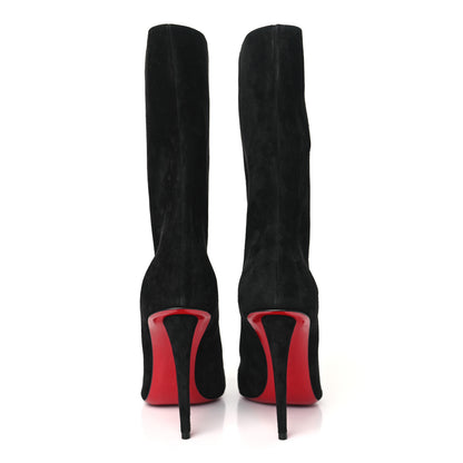 Christian Louboutin Veau Velours Astrilarge 100 Booties 39.5 Black 5 of 8