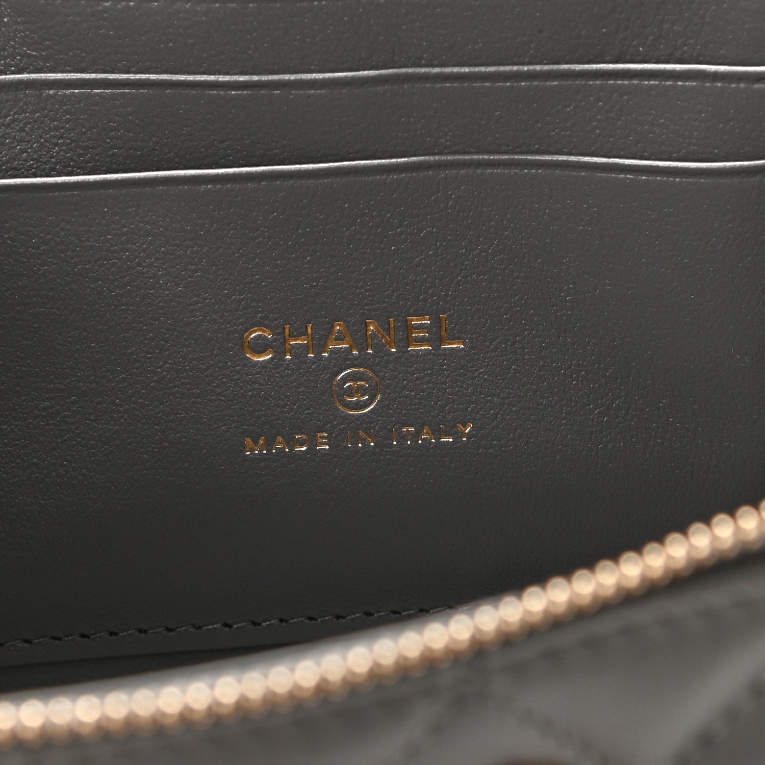 Chanel Lambskin Quilted Small Top Handle Vanity Case With Chain Grey 7 of 12