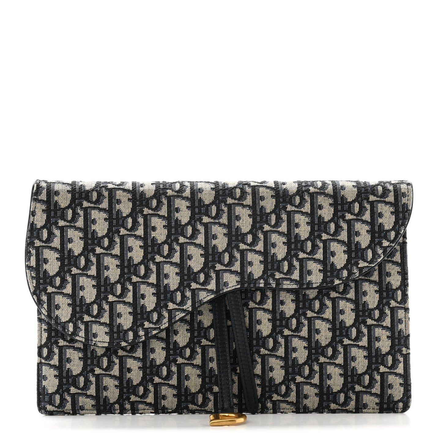 Oblique Saddle Pouch Blue