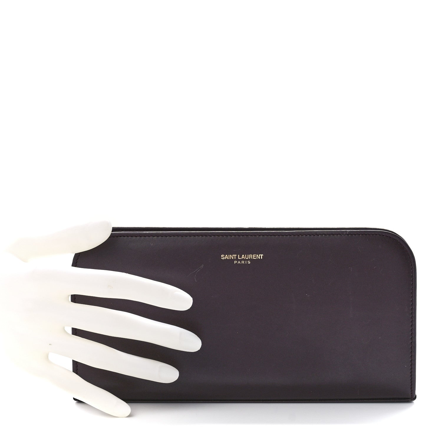 Saint Laurent Calfskin Classic Zip Around Continental Wallet Bordeaux 2 of 10