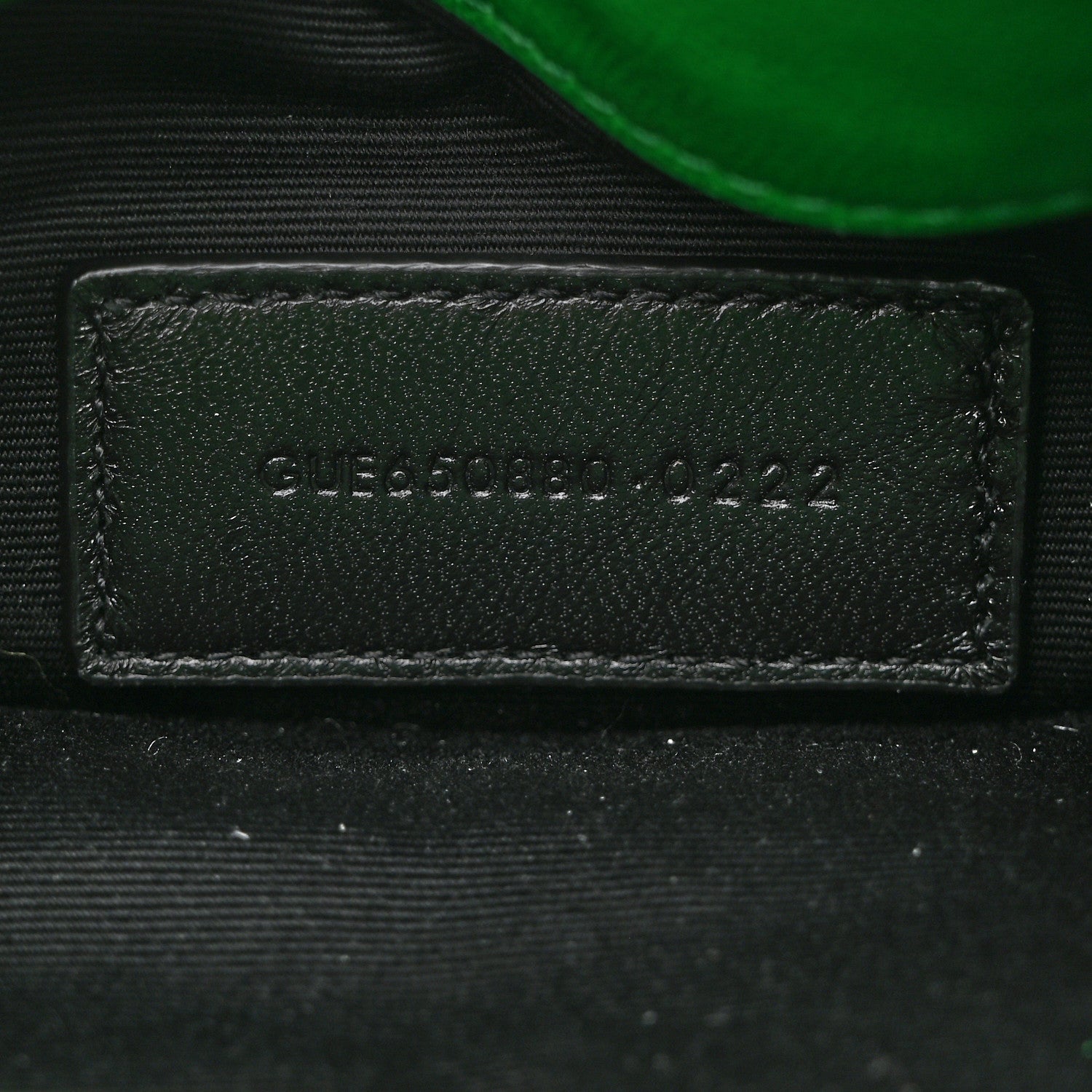 Saint Laurent Lambskin Monogram Loulou Puffer Pouch Clutch New Vert 8 of 8
