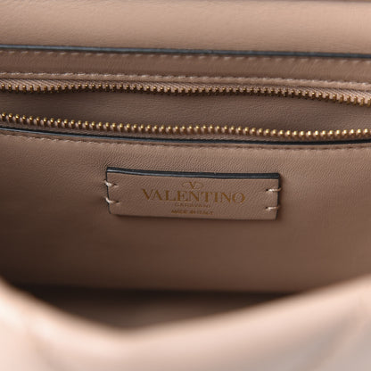 Valentino Garavani Nappa Large Roman Stud Shoulder Bag Rose Cannelle 8 of 9
