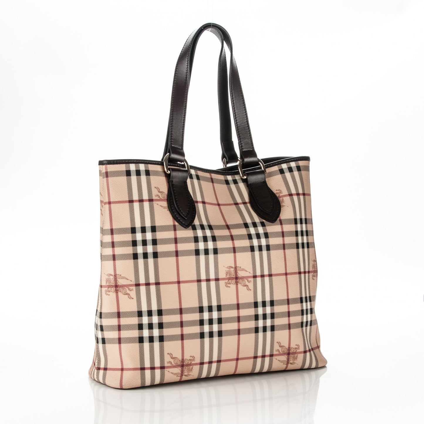 Haymarket Check Medium Onslow Tote Chocolate
